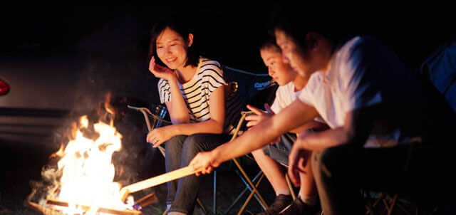 シナジーアークの親子キャンプで感動を共有できる