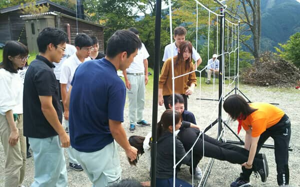 「焚火」の様子